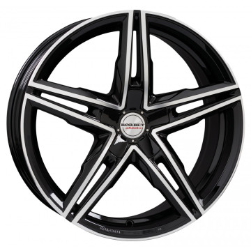 10.5x20 ET30 - LK5/114.3 ML72.5 Borbet XRS black polished glossy