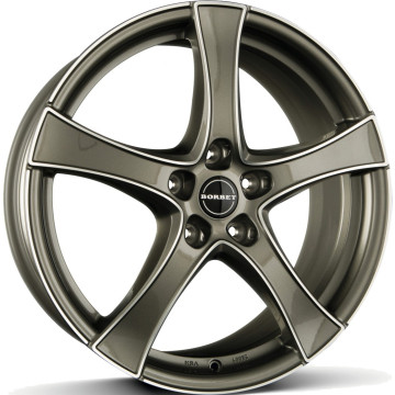6.5x17 ET45 - LK5/112 ML57.1 Borbet F2 graphite polished