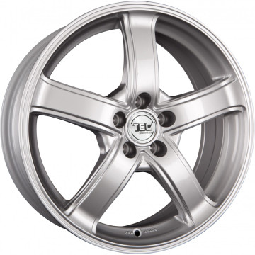 7.5x17 ET45 - LK5/120 ML72.5 TEC Speedwheels AS1 sterling silber