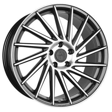 8.5x19 ET35 - LK5/120 ML72.6 Keskin KT17 Hurricane palladium front polish