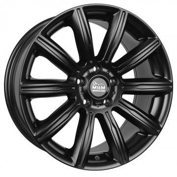 8x18 ET45 - LK5/112 ML72.6 MAM MAM7N matt black painted