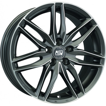 7x16 ET37 - LK4/100 ML63.3 MSW MSW 24 gun metal polished
