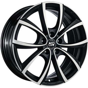 7.5x17 ET40 - LK5/114.3 ML73.1 MSW MSW 27 matt dark titanium polished