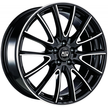 7.5x17 ET29 - LK5/120 ML72.56 MSW MSW 86 black polished