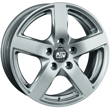 6.5x16 ET41 - LK5/115 ML70.2 MSW MSW 55 full silver