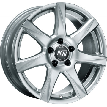 8x18 ET45 - LK5/120 ML72.56 MSW MSW 77 full silver