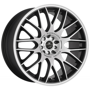 8x18 ET38 - LK5/110 ML72.6 Barracuda Karizzma mattblack-polished
