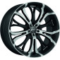 7.5x17 ET35 - LK5/100 ML73.1 Barracuda Tzunamee mattblack-polished