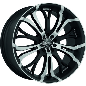 8x18 ET38 - LK4/100 ML73.1 Barracuda Tzunamee mattblack-polished