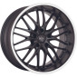 9x19 ET38 - LK5/120 ML72.6 Barracuda Voltec T6 mattblack PureSports / Color Trim weiss
