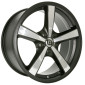 7x17 ET42 - LK5/108 ML72 Diewe Trina neroinox