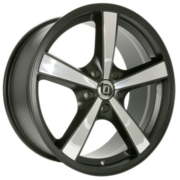 8x18 ET45 - LK5/114.3 ML76 Diewe Trina neroinox
