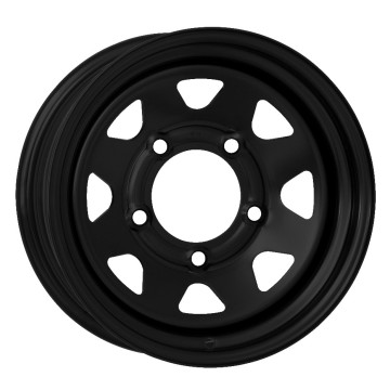 7x16 ET24 - LK6/139.7 ML93 Dotz Dakar black (ohne Nabenbecher)