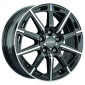 6.5x16 ET45 - LK5/112 ML57 Ronal R60-Blue jetblack-frontkopiert