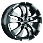 7.5x18 ET50 - LK5/112 ML76 Ronal R59 jetblack-frontkopiert