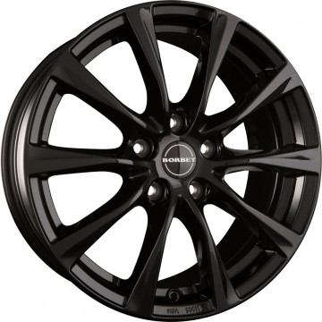 7.5x17 ET37 - LK5/112 ML66.6 Borbet RE black glossy