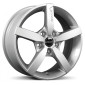 6.5x16 ET40 - LK5/114 ML72.5 Borbet T1 crystal silver