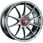 7x17 ET37 - LK4/100 ML68 OZ Formula HLT grigio corsa