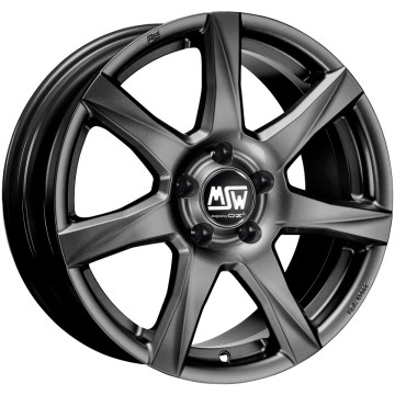6x15 ET42 - LK4/100 ML63.3 MSW MSW 77 matt dark grey