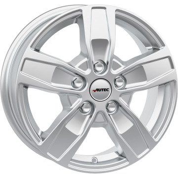 6.5x16 ET55 - LK5/160 ML65.1 Autec Typ Q - Quantro 5-Loch brillantsilber