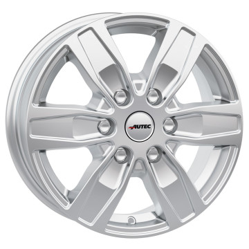 6.5x16 ET62 - LK6/130 ML84.1 Autec Typ Q - Quantro 6-Loch brillantsilber