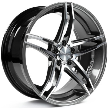 8.5x19 ET35 - LK5/115 ML70.2 Tomason TN12 dark hyperblack polished