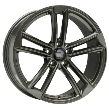 8.5x19 ET35 - LK5/112 ML66.6 2DRV WH27 dark gunmetal lackiert