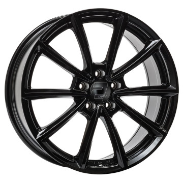 8x19 ET30 - LK5/112 ML66.6 2DRV WH28 schwarz glänzend lackiert