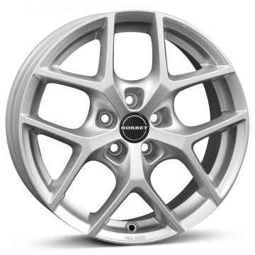 9x19 ET45 - LK5/114.3 ML70.7 Borbet Y crystal silver