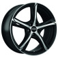 8.5x20 ET45 - LK5/112 ML76 Ronal R62 jetblack-matt-frontkopiert