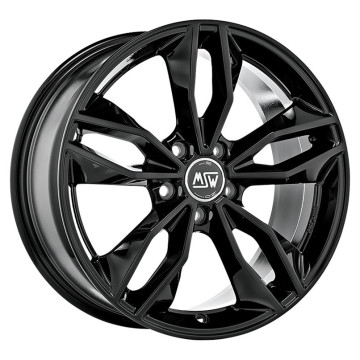 7.5x17 ET35 - LK5/100 ML63.3 MSW MSW 71 gloss black