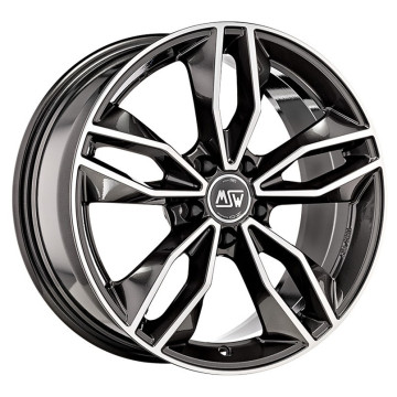 8x19 ET45 - LK5/114.3 ML73.1 MSW MSW 71 gloss dark grey full polished