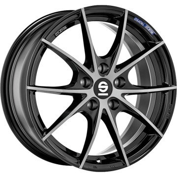 7.5x17 ET29 - LK5/120 ML72.56 Sparco Trofeo 5 fume black full polished