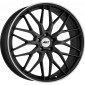 8x18 ET52 - LK5/112 ML70.1 AEZ Crest graphite matt polished lip