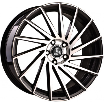 8x18 ET45 - LK5/120 ML72.6 Ultra Wheels UA9 Storm gunmetal polished links