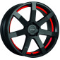 8.5x20 ET35 - LK5/112 ML73.1 Corspeed Challenge mattblack PureSports / Undercut Color Trim rot - DS10