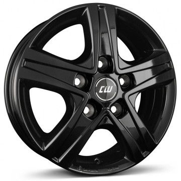 6.5x16 ET52 - LK5/112 ML66.5 Borbet CWD black glossy