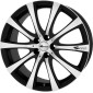 7x16 ET35 - LK4/98 ML58.1 Brock B21 schwarz-matt front-poliert