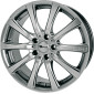 7x16 ET35 - LK5/112 ML66.6 Brock B21 chromsilber lackiert