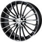 7.5x17 ET47 - LK5/112 ML66.6 Brock B24 schwarz front-poliert