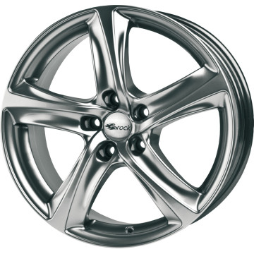7.5x17 ET35 - LK5/120 ML72.6 Brock B25 chromsilber lackiert