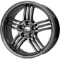 8.5x19 ET35 - LK5/120 ML72.6 Brock B27 chromsilber lackiert