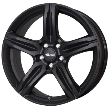 8x18 ET45 - LK5/114.3 ML72.6 Brock B29 schwarz-matt lackiert