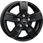 6.5x16 ET52 - LK5/112 ML66.5 Autec Typ Q - Quantro 5-Loch schwarz matt