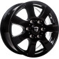 6.5x16 ET62 - LK6/130 ML84.1 Tomason TN3F black painted