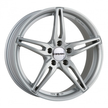 6.5x16 ET40 - LK5/114.3 ML66.1 Carmani 15 Oskar kristall silber