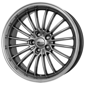 9x20 ET40 - LK5/112 ML66.6 Brock B24 GP chromsilber horn-poliert