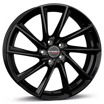 9.5x19 ET35 - LK5/112 ML66.5 Borbet VTX black glossy