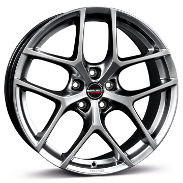 8x19 ET37 - LK5/112 ML66.5 Borbet Y hyper silver 19-Zoll