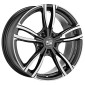 7.5x17 ET48 - LK5/112 ML73.1 MSW MSW 73 gloss dark grey full polished